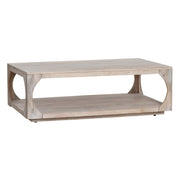 Crestview Collection Apollo Whitewashed Coffee Table
