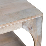 Crestview Collection Apollo Whitewashed Coffee Table