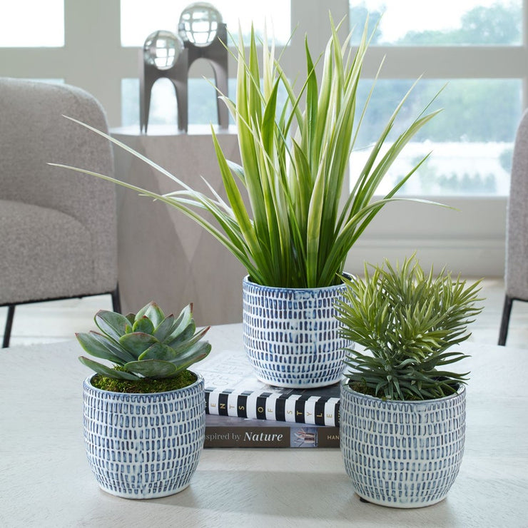 Uttermost Puebla Green Set Of Three Botanicals