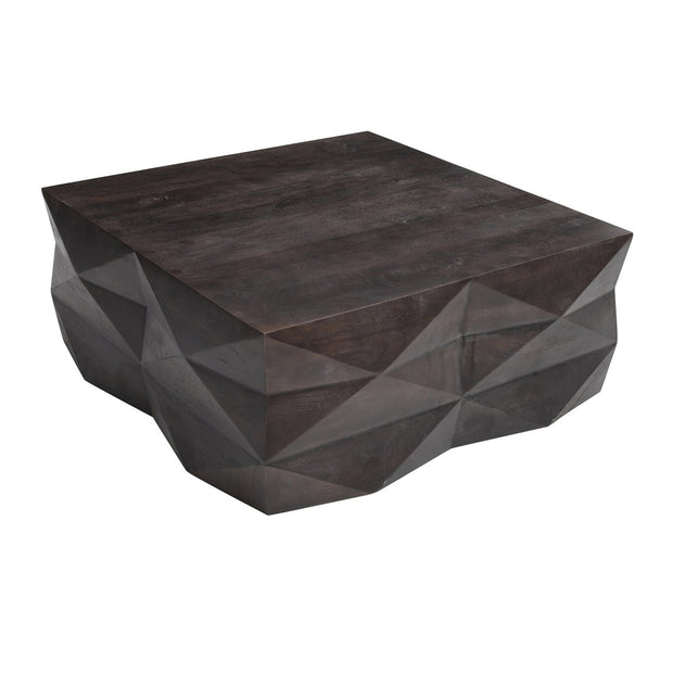 Crestview Collection Brenner Modern Organic Square Coffee Table