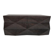 Crestview Collection Brenner Modern Organic Square Coffee Table