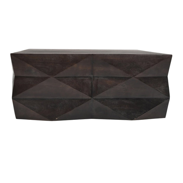 Crestview Collection Brenner Modern Organic Square Coffee Table