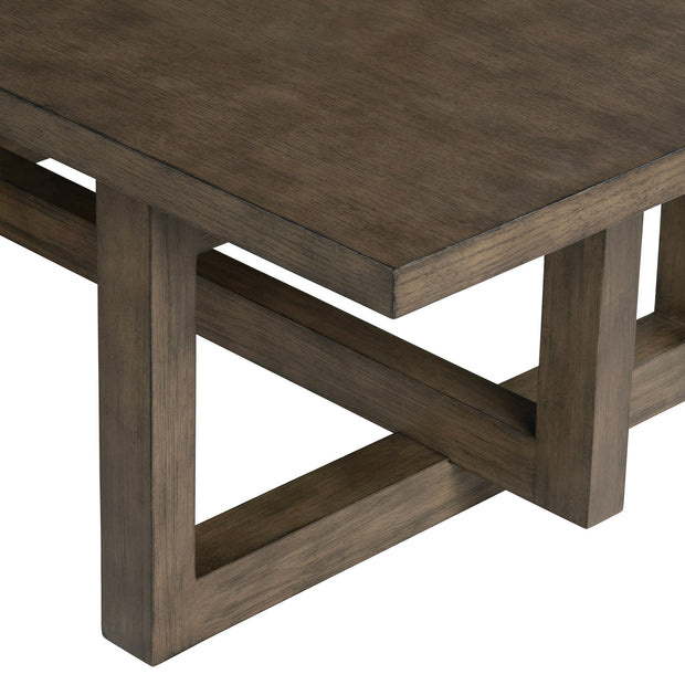 Crestview Collection Lennox Contemporary Rectangular Coffee Table