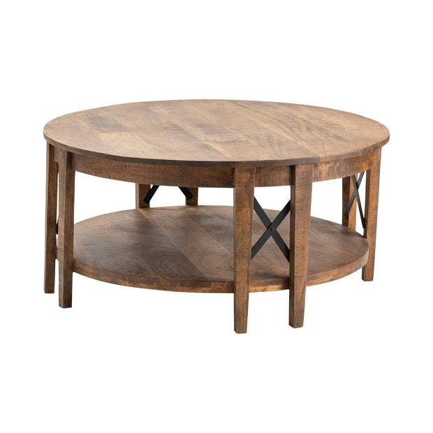 Crestview Collection Sutton Creek Round Coffee Table