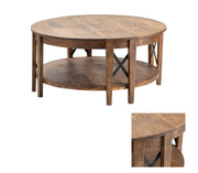 Crestview Collection Sutton Creek Round Coffee Table