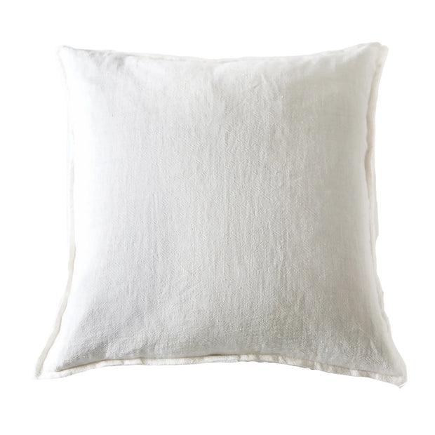 Pom Pom at Home Montauk Cream Linen Large Euro Pillow Sham ~ 28 x 28
