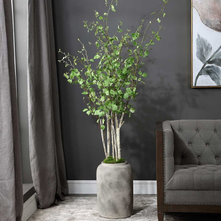 Uttermost Aldis Potted River Birch Botanicals