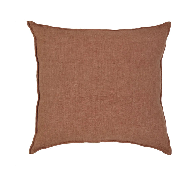 Pom Pom at Home Montauk Terracotta Linen Large Euro Pillow Sham ~ 28 x 28