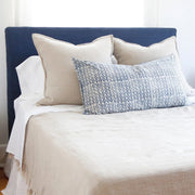 Pom Pom at Home Montauk Natural Linen Large Euro Pillow Sham ~ 28 x 28