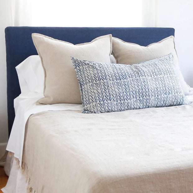 Pom Pom at Home Montauk Natural Linen Large Euro Pillow Sham ~ 28 x 28