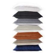 Pom Pom at Home Montauk Pure White Linen Big Pillow with Insert  ~ 28 x 36