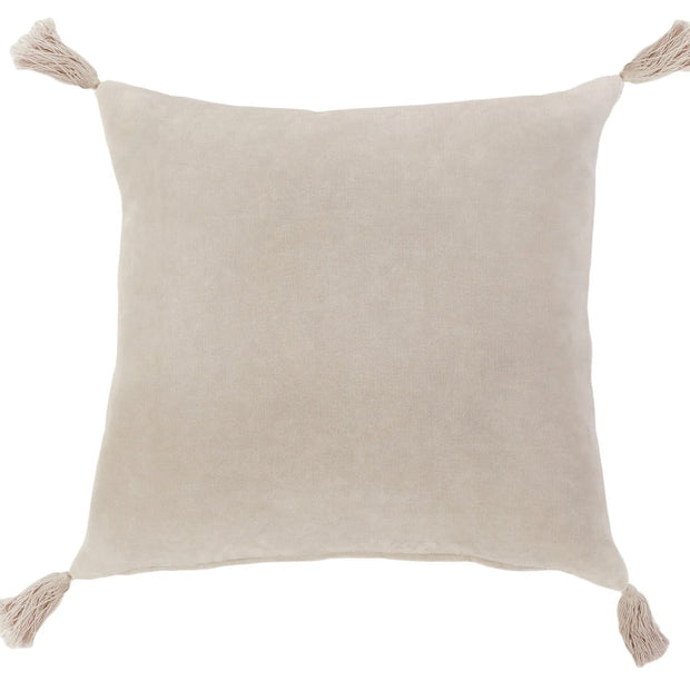Pom Pom at Home Bianca Blush Velvet Square Pillow with Insert  ~ 20 x 20