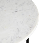 Crestview Collection Brewpub Marble and Wood Round Coffee Table