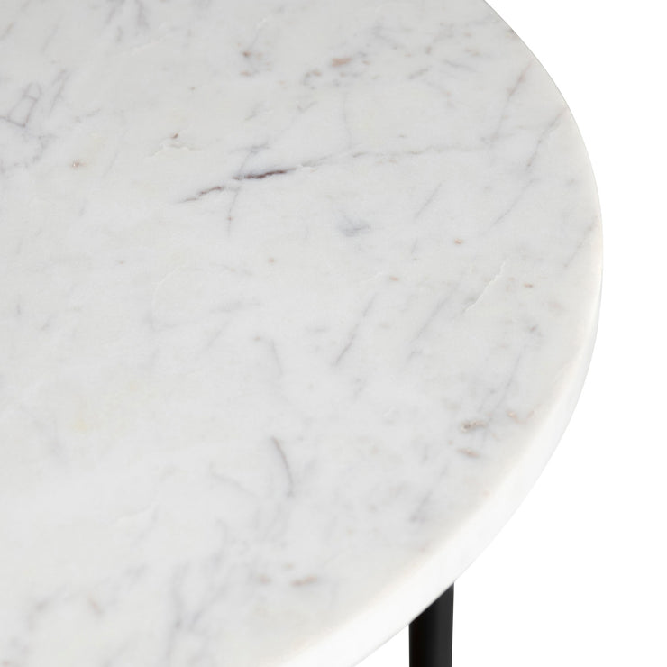 Crestview Collection Brewpub Marble and Wood Round Coffee Table