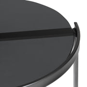 Crestview Collection Nova Modern Black End Table