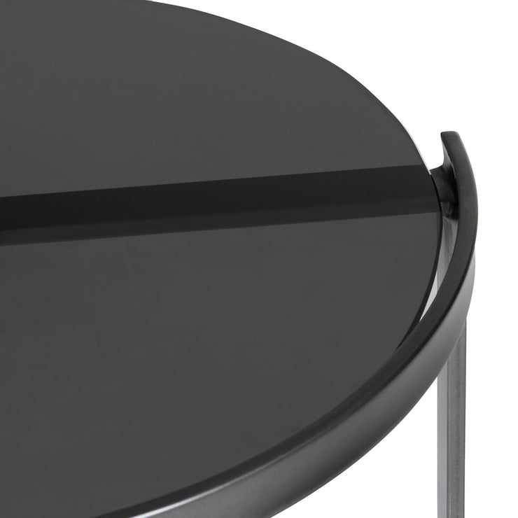 Crestview Collection Nova Modern Black End Table