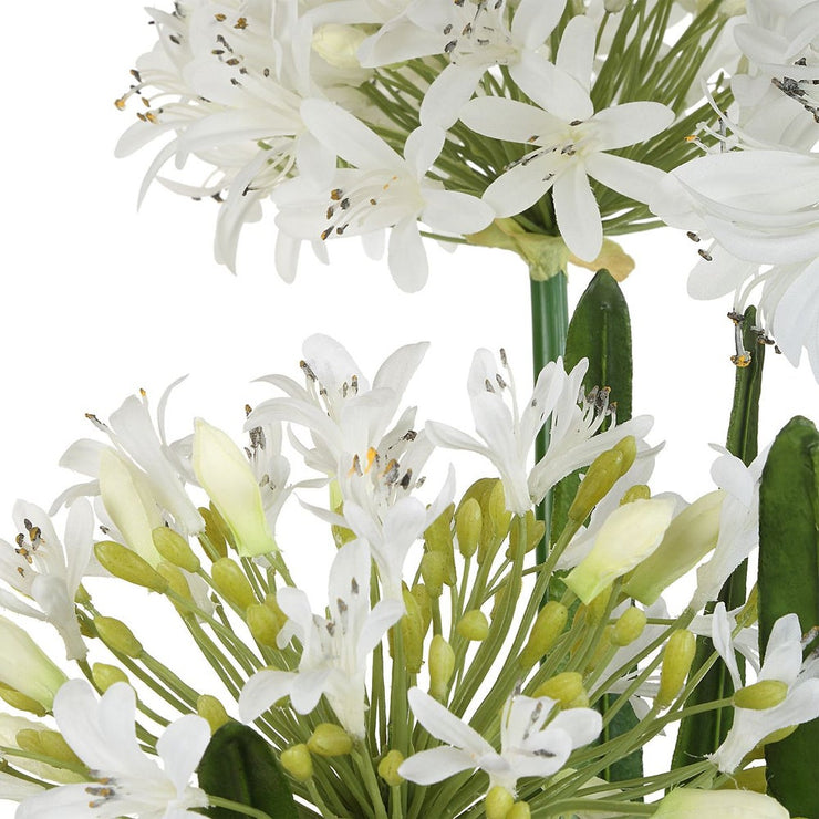 Uttermost Purity Agapanthus Centerpiece Botanicals