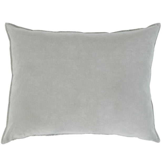 Pom Pom at Home Bianca Sage Velvet Big Pillow with Insert  ~ 28 x 36