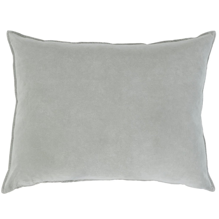 Pom Pom at Home Bianca Sage Velvet Big Pillow with Insert  ~ 28 x 36