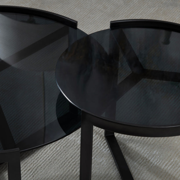 Crestview Collection Nova Modern Black End Table
