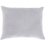 Pom Pom at Home Bianca Light Grey Velvet Big Pillow with Insert  ~ 28 x 36