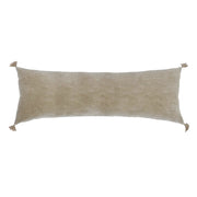 Pom Pom at Home Bianca Natural Velvet Rectangular Pillow with Insert  ~ 14 x 40 ~ SALE~ LIMITED QUANTITIES