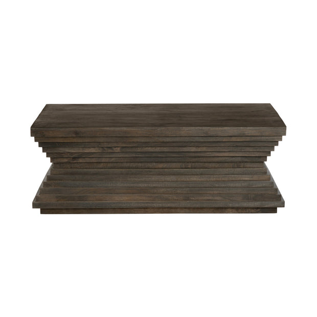 Crestview Collection Highland Park Brown Mango Wood Coffee Table