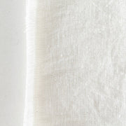 Anaya Home So Soft Linen Bright White Fringe Napkins ~ Set of 4