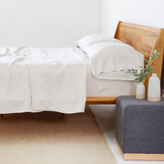 Pom Pom at Home Flax Linen Queen Sheet Set ~ Includes Flat, Fitted and 2 Pillowcases