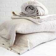 Pom Pom at Home Flax Linen Queen Sheet Set ~ Includes Flat, Fitted and 2 Pillowcases