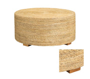 Crestview Collection Costa Rica Banana Rope Round Coffee Table