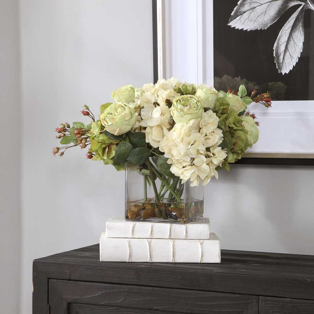 Uttermost Cecily Hydrangea Bouquet Botanicals