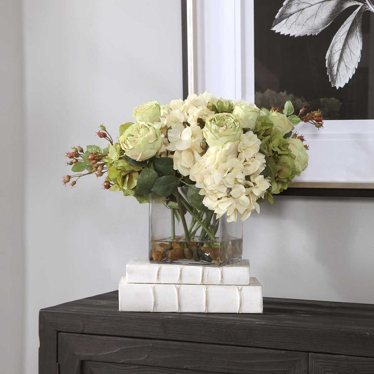 Uttermost Cecily Hydrangea Bouquet Botanicals