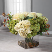 Uttermost Cecily Hydrangea Bouquet Botanicals
