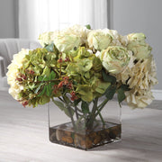Uttermost Cecily Hydrangea Bouquet Botanicals