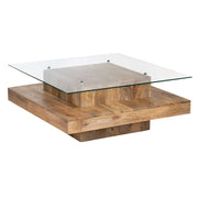 Crestview Collection Monaco Modern Organic Mango Wood Coffee Table
