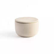 Four Hands Nelo Salt Jars Set of 2 ~ Cream Matte Ceramic