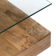 Crestview Collection Monaco Modern Organic Mango Wood Coffee Table