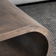 Crestview Collection Infinity Modern Rounded Coffee Table
