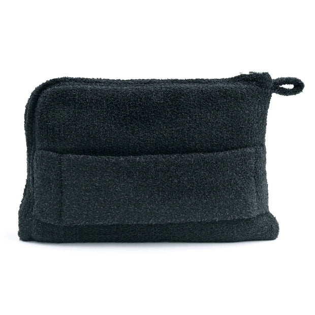 Kashwere Ultra Plush Onyx Travel Blanket, Pouch, Eye Mask and Spa Socks Set