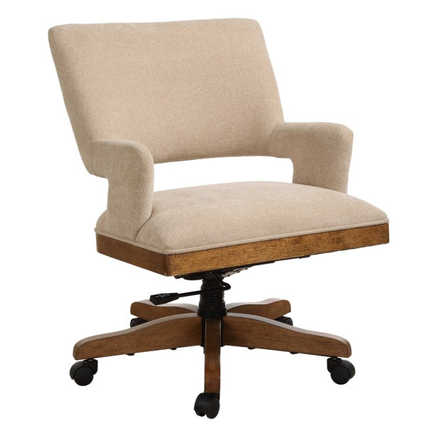 Uttermost Aspect Mid Century Modern Desk Chair with Casters