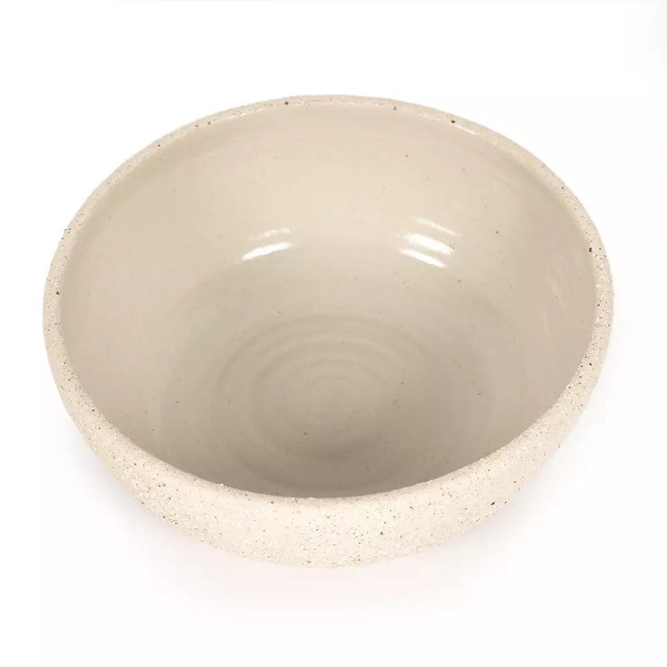 Four Hands Pavel Pedestal Bowl ~ Natural Grog Ceramic