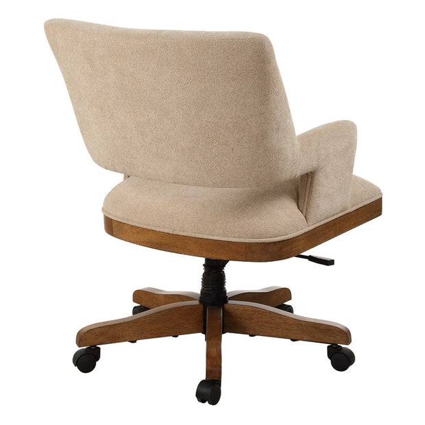 Uttermost Aspect Mid Century Modern Desk Chair with Casters