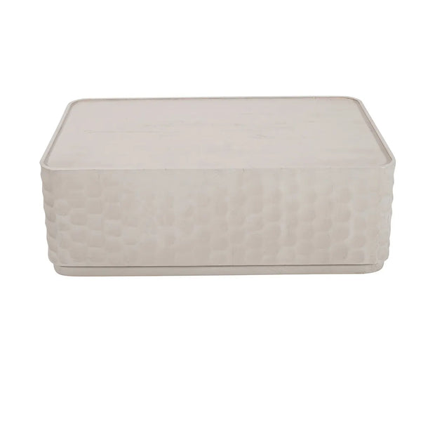 Crestview Collection Gibson White Coffee Table