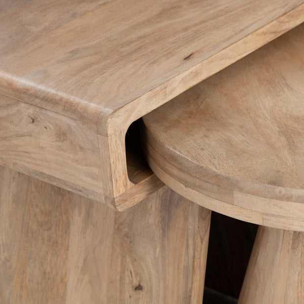Crestview Collection Keppler Modern Organic Nesting Tables