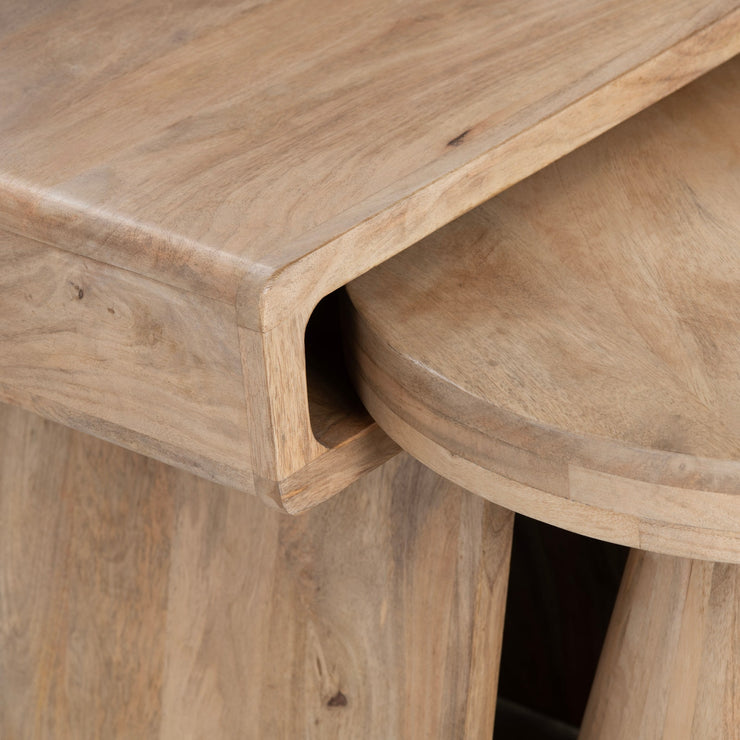 Crestview Collection Keppler Modern Organic Nesting Tables