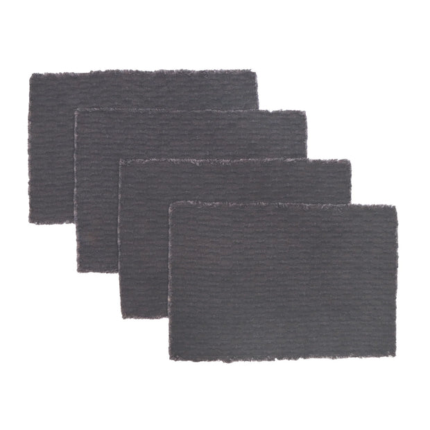 Pom Pom at Home Wren Charcoal Set of 4 Placemats ~ 13 x 19