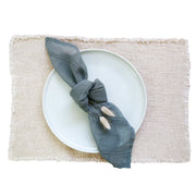 Pom Pom at Home Oakville Set of 4 Placemats ~ Available in 7 Colors ~ 13 x 19