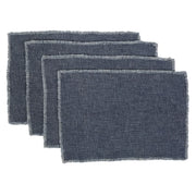 Pom Pom at Home Oakville Set of 4 Placemats ~ Available in 7 Colors ~ 13 x 19