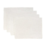 Pom Pom at Home Oakville Set of 4 Placemats ~ Available in 7 Colors ~ 13 x 19